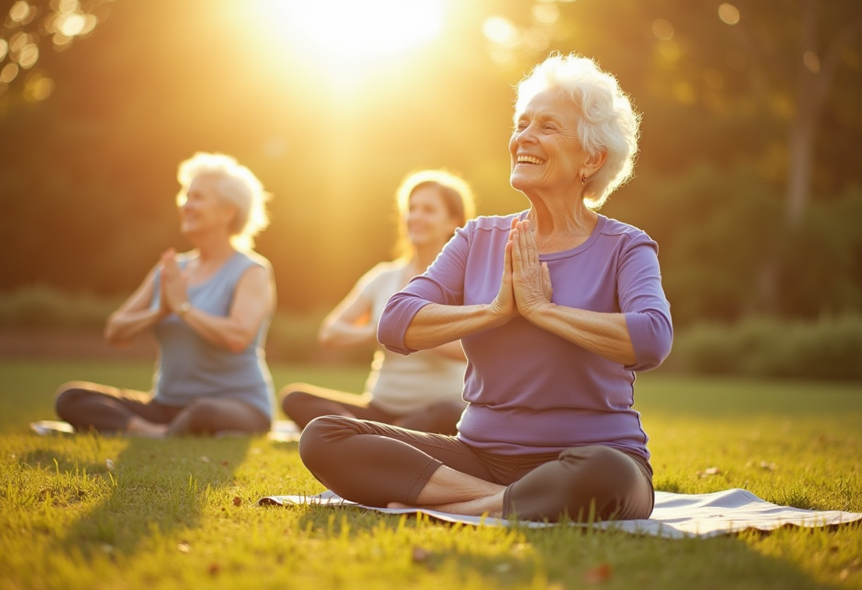 Експертни йога практики за здравословно остаряване